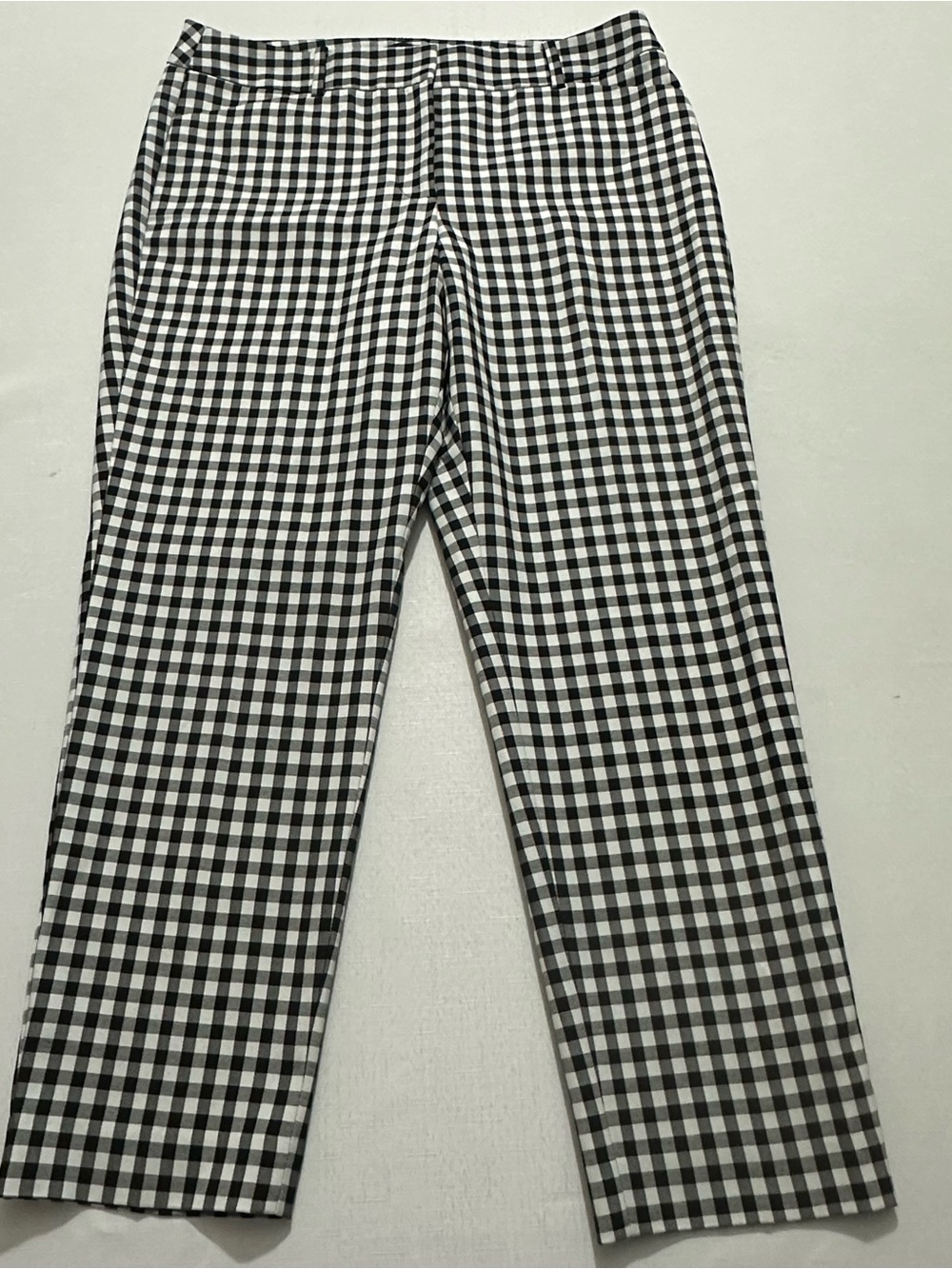 Talbots Hampshire Ankle Curvy Gingham Pants 10P
